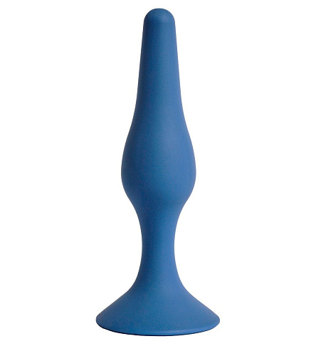 Синяя анальная пробка Le Frivole Gravity L 05522L (12,5 см)