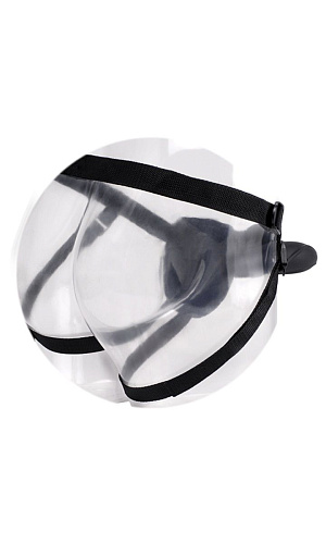 Чёрные универсальные трусики для страпона Pipedream Universal Beginners Harness PD4560-23