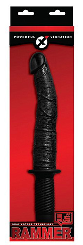 Чёрный реалистичный вибратор NMC RAMMER 111872