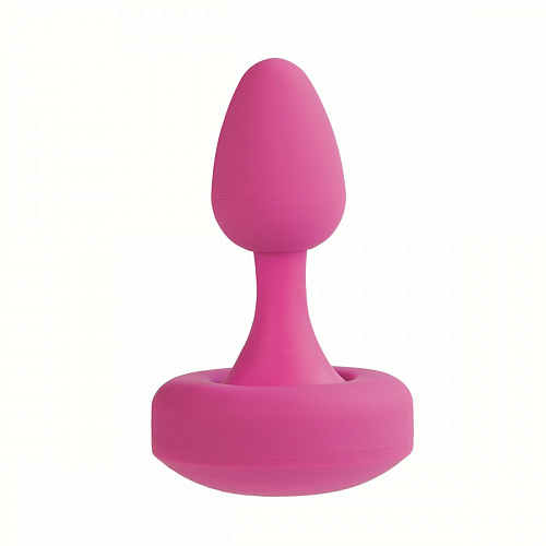 Розовая пробка с вибрацией California Exotic Novelties 10-Function Flexi Risquе SE-0393-20-2 (14,5 см)