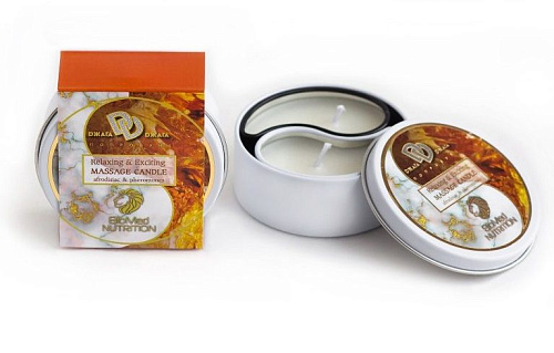 Массажная свеча БиоМед «Янтарное утро» BMN-0072