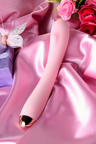 Розовый вибромассажёр Eromantica Kristen 230203 (22,5 см)