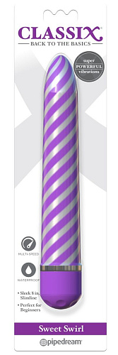 Фиолетовый вибратор Pipedream Sweet Swirl Vibrator PD1985-12 (21,3 см)
