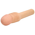 Насадка-удлинитель телесного цвета Topco Sales CyberSkin 4 inch Xtra Thick Transformer Penis Extension 1008487 (21,6 см)
