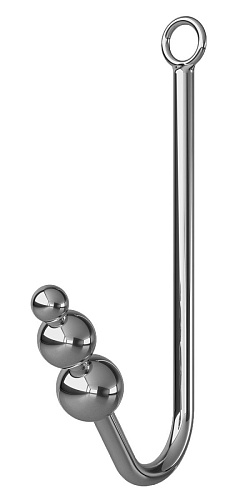 Анальный крюк с 3 шариками, фиксацией, ошейником и наручниками Сумерки богов 960-38 BX DD