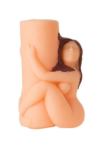 Фигурный мастурбатор в форме женской фигурки телесного цвета ToyFa 893008