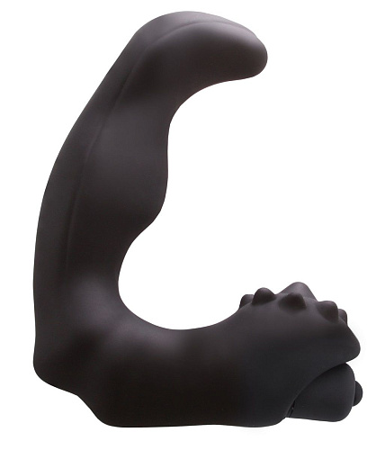 Большой чёрный анатомический массажёр простаты NS Novelties Renegade Vibrating Massager II NSN-1102-23