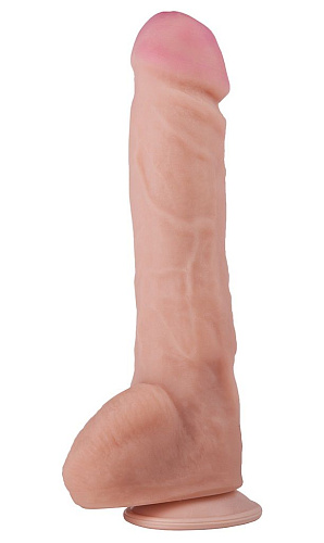 Гигантский телесный фаллоимитатор на присоске LOVETOY (А-Полимер) REAL Next №31 563103 (23,5 см)
