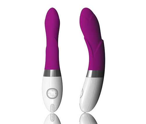 Фиолетовый вибратор украшенный лепестками Lelo Iris Deep Rose LEL0635