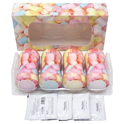 Набор из 4 разноцветных мастурбаторов Svakom Zemalia Marshmallow ZEMALIA-SET