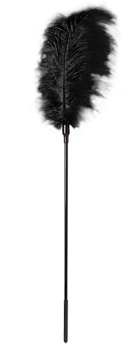 Стек с большим чёрным пером Blush Novelties Large Feather Tickler 520025 (65 см)