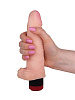 Реалистичный вибратор телесного цвета с небольшой мошонкой LOVETOY (А-Полимер) 801400 (17 см)