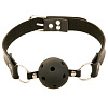 Чёрный кляп с отверстиями Pipedream Breathable Ball Gag PD2172-00