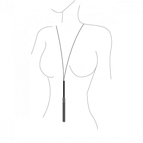 Золотистое ожерелье-плеть Bijoux Indiscrets Magnifique 0181