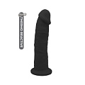 Чёрный фаллоимитатор на присоске Dream Toys DILDO 9INCH 21565 (22 см)