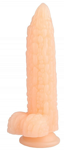 Телесный фантазийный фаллоимитатор Сумерки богов «Дикая кукуруза» 1015-17 BX DD (21 см)