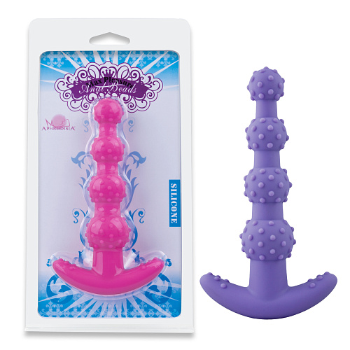 Фиолетовый анальный стимулятор Howells MaxPleasure Anal Beads 89013-purple