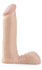 Телесный фаллоимитатор с мошонкой Pipedream BASIX PD4200-21 (13 см)