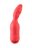 Красный анальный вибратор из силикона ToyFa 901327-9 (11,4 см)