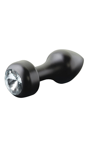 Металлическая анальная пробка в чёрном цвете Pipedream Mini Luv Plug PD4436-23