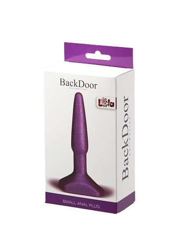Фиолетовый анальный стимулятор Lola toys Small Anal Plug Purple 510245lola (12 см)