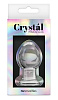 Стеклянная анальная пробка NS Novelties Crystal Small NSN-0701-11 (6,2 см)