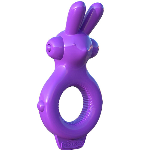 Фиолетовое эрекционное кольцо Pipedream Ultimate Rabbit Ring PD5821-12