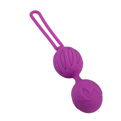 Фиолетовые вагинальные шарики Adrien Lastic Geisha Lastic Ball S 40443