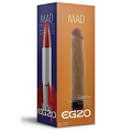 Реалистичный мультискоростной вибратор без мошонки EGZO Mad Rocket VNS005 (21 см)