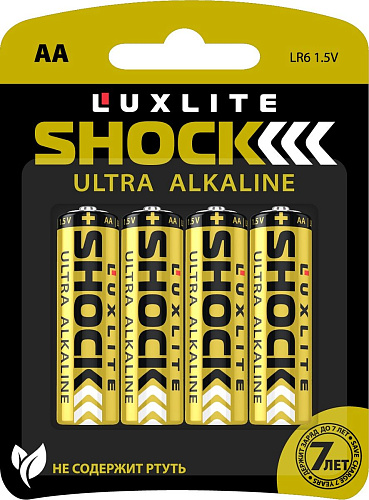 Батарейки Luxlite Shock (GOLD) 07761 (тип АА, 4 шт)