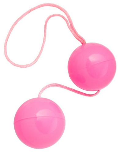 Розовые вагинальные шарики ToyFa BI-BALLS 885006-3