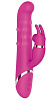 Розовый вибратор-кролик Tonga NAGHI NO.42 RECHARGEABLE DUO VIBRATOR 530042 (24 см)