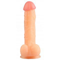 Телесный реалистичный фаллоимитатор на присоске Сумерки богов 1015-63 BX DD (24 см)