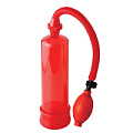 Мужская помпа красного цвета Pipedream Beginner s Power Pump PD3241-15
