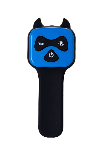 Вибростимулятор простаты с подогревом, чёрно-синего цвета Erotist 541315