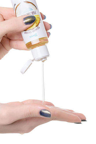 Масло для массажа с ароматом кокоса и ананаса ToyFa «Райский массаж» 722101 (50 мл)