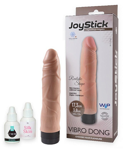 Реалистичный вибратор телесного цвета Sitabella JOYSTICK SB-112116JS (17,3 см)