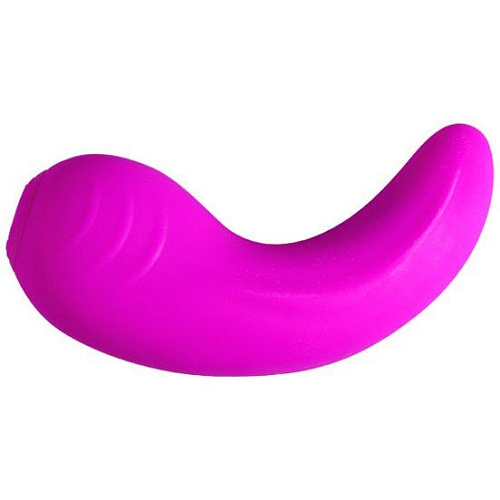 Лиловый клиторальный вибратор с воздушной подушкой Baile Horn BI-014274