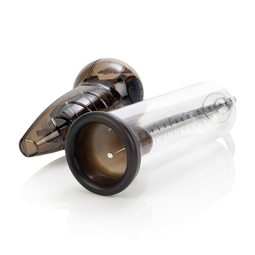 Прозрачная автоматическая вакуумная помпа California Exotic Novelties Rock Hard Pump SE-1037-00-3