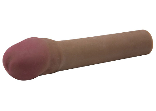 Удлиняющая насадка с вибрацией Topco Sales Transformer Penis Dark 1008544 (20,3 см)