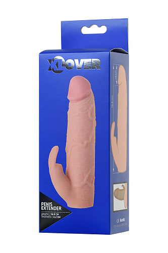 Телесная насадка для увеличения размера ToyFa XLover 748023 (16,8 см)