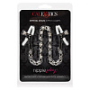 Зажимы на соски с серебристой цепочкой и кристаллами California Exotic Novelties Crystal Chain Nipple Clamps SE-2617-05-2