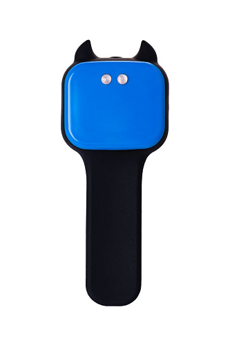 Вибростимулятор простаты с подогревом, чёрно-синего цвета Erotist 541315