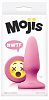 Розовая силиконовая пробка среднего размера NS Novelties Emoji WTF NSN-0513-24 (10,2 см)