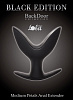 Средний силиконовый анальный эспандер в чёрном цвете Lola toys Medium Petals Anal Extender 4219-01Lola (10,5 см)