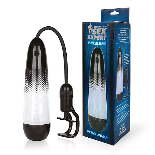 Прозрачная вакуумная помпа Bior toys Sex Expert SEM-55158