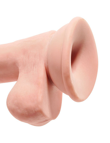 Телесный фаллоимитатор на присоске Pipedream 6,5 Triple Density Cock PD5717-21 (20,3 см)