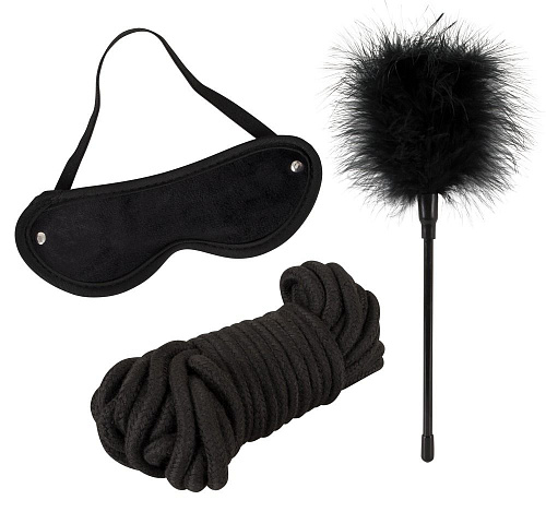 Эротическая игра с аксессуарами в чёрном и леопардовом цветах Orion Master Slave 07003630000