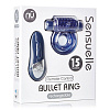 Синее эрекционное виброкольцо NU Sensuelle REMOTE BULLET COCKRING 340129