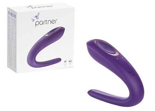 Многофункциональный фиолетовый стимулятор для пар Satisfyer Partner Toy J2008-2-P